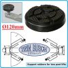 Пета, подложка каучукова за подемник, Ø120mm, Twin Busch, TW3500