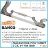 Ренде тенекеджийско, регулируем държач, за пила 350mm, BAHCO, 9-462-14