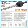 Държач със свредло центриращо, захват Hex 8-20mm, за боркорони Ø14-30-210mm, Bahco, 3834-ARBR-Hex