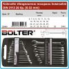 Ключове звездогаечни, полирани, от 6-32mm, CrV, к-т 26 части, горещо ковани, DIN3113, Bolter, 52443.