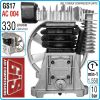 Компресорна глава, бутална, маслена, 330L/min, 10Bar, 1550Rpm, 2.2kW, 3Hp, GIS, GS17.