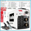 Инвертор, заваръчен апарат, ACX 160A, Ø1.6-3.2mm, MMA DC, Telwin, T-ARC 160, 816161.