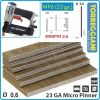 Щифтове - пирони за такер, 10-20 000бр, тип 23GA Ø0.64 x 12-30mm, Torreggiani, MP6-12-30.